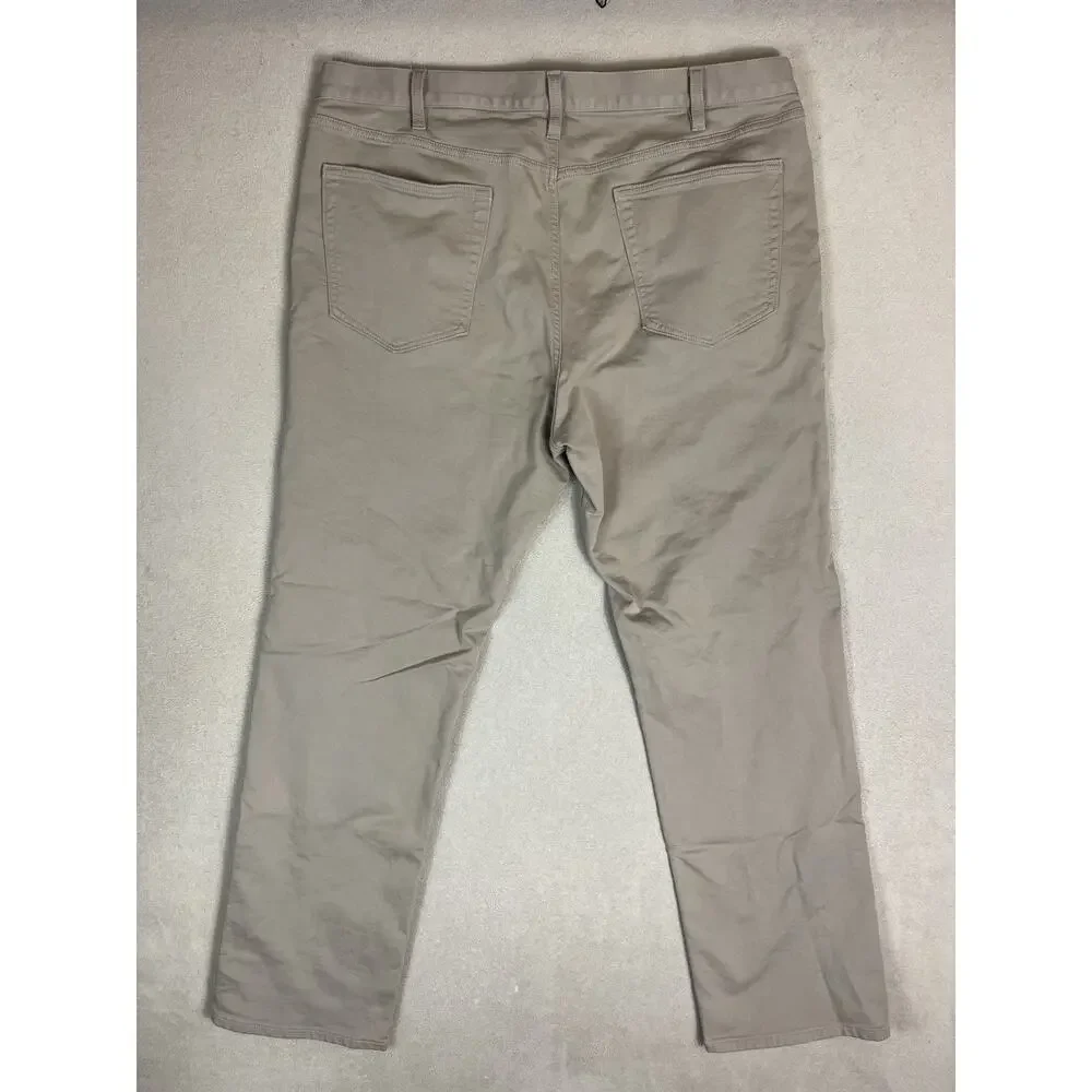 Banana Republic Pants‎ Mens 40x34 Khaki The Traveler Slim Fit High Rise Straight